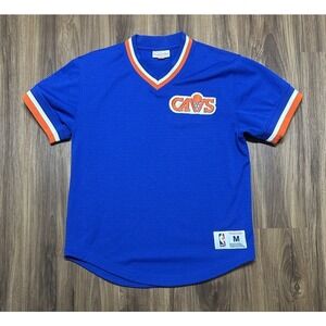 Mitchell & Ness NBA Cleveland Cavaliers Cavs Pullover Warm up Jersey Men Sz 40 M